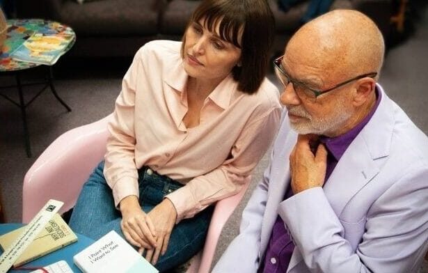 Foto: Bette A e Brian Eno. Crédito: Cecily Eno