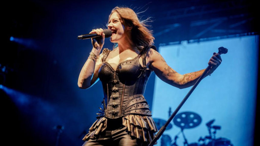 Floor Jansen, do Nightwish. Crédito: Reprodução/Facebook