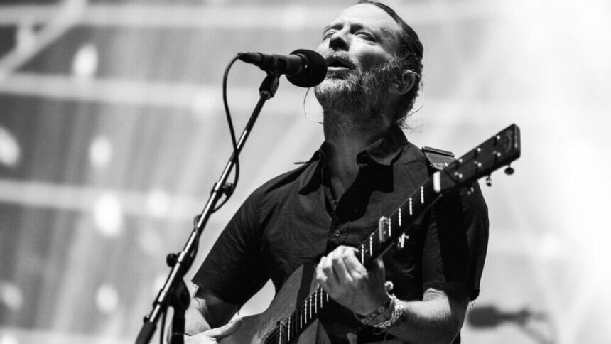 Thom Yorke do Radiohead. Crédito: Rich Fury/Getty Images for Coachella