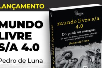 Cartaz lançamento biografia mundo livre s/a 4.0