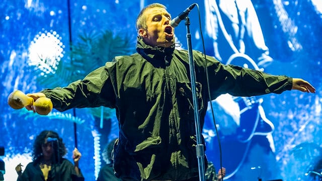 Foto: Liam Gallagher, Ovo Hydro, Glasgow. Crédito: John Brown