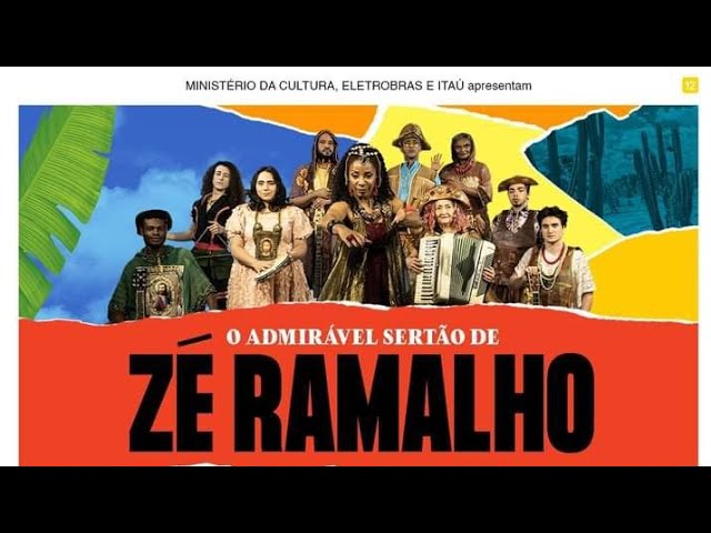 Sesc 24 de Maio recebe o espetáculo “O Admirável Sertão de Zé Ramalho”