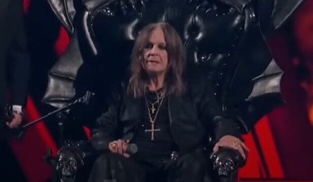 Foto: Ozzy Osbourne. Crédito: Retirado do vídeo do evento.