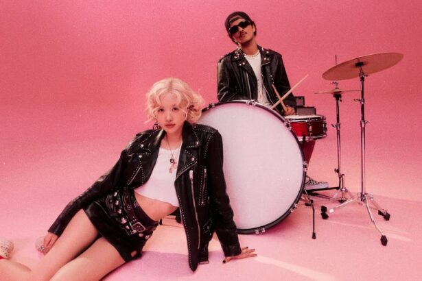 Foto: Rosé e bruno Mars. Crédito: retirado do clipe APT.