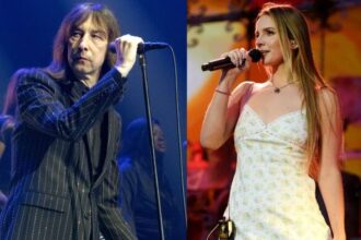 Bobby Gillespie do Primal Scream e Lana Del Rey. Crédito: Steve Thorne e Matthew Baker/Getty Images