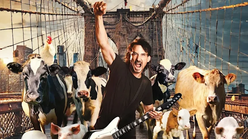 Foto: Joe Duplantier do Gojira. Crédito: Mathew Salacuse,