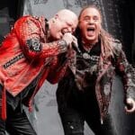 Andy Deris e Michael Kiske do Helloween. Andy Deris_Michael Kiske. Foto: Gustavo Diakov.