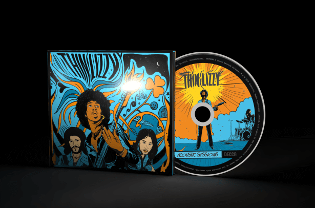Capa The Acoustic Sessions, Thin Lizzy.