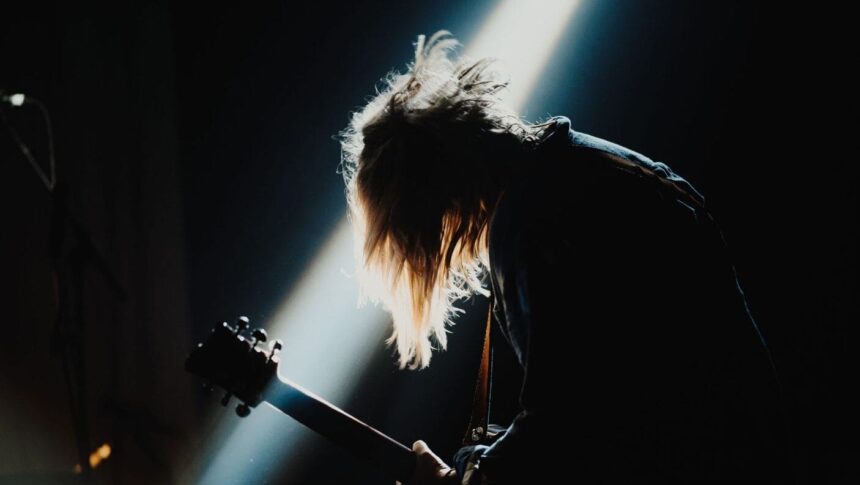 Foto: Indie Rock. Crédito: Gerada por I.A.