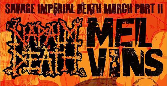 Napalm Death e Melvins anunciam turnê conjunta nos Estados Unidos para 2025
