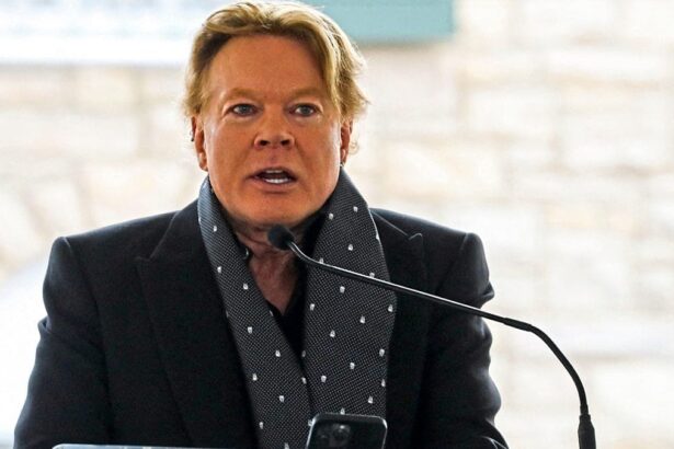 Foto: Axl Rose. Crédito: Nikki Boertman.