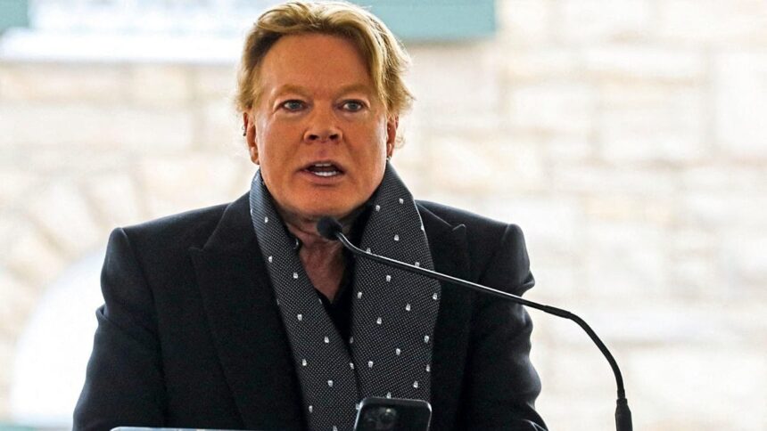 Foto: Axl Rose. Crédito: Nikki Boertman.