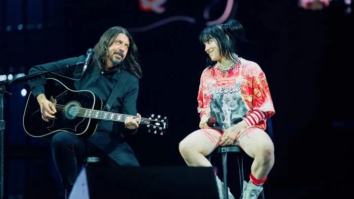 Dave Grohl Billie Eilish. Foto: Reprodução