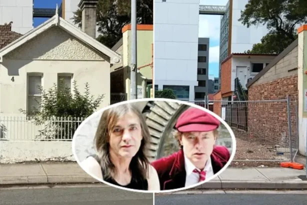 Casa de infância do irmãos Young do AC/DC. Crédito: Facebook.