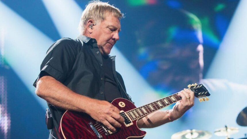 Alex Lifeson / Rush. Imagem: Mat Hayward / Getty Images