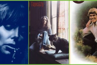 Capa dos 3 álbuns folks gravados no mesmo dia.