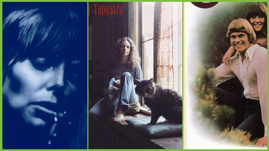 Capa dos 3 álbuns folks gravados no mesmo dia.