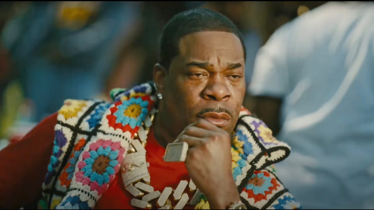 Foto: Busta Rhymes. Crédito: Clipe de Do The Busabus Pt2.