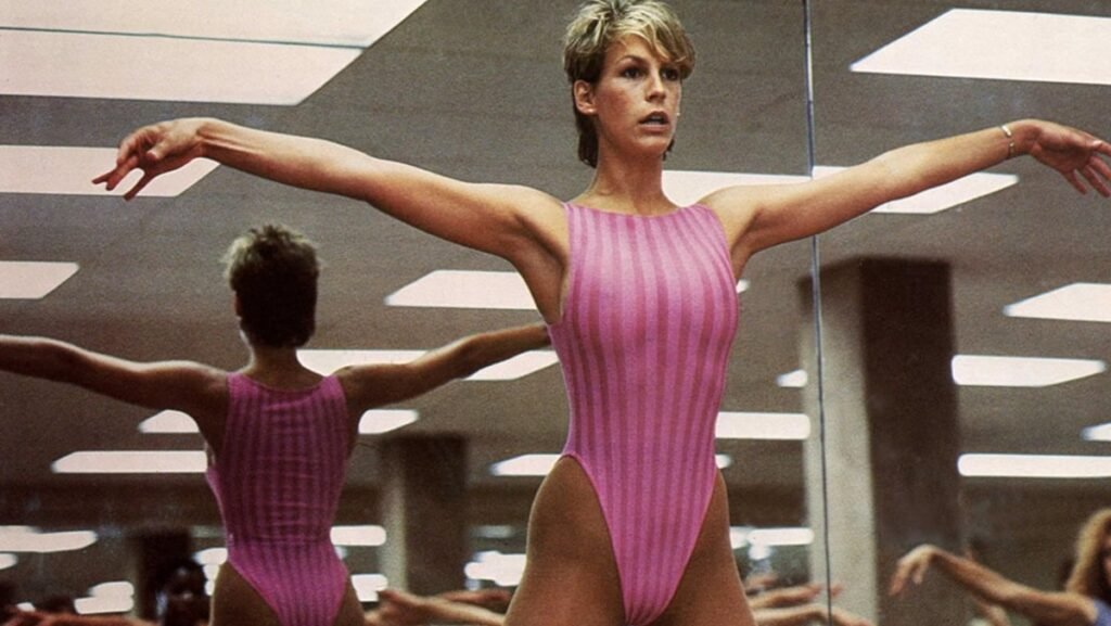 Jamie Lee Curtis, cena do filme Perfect. Imagem: Reprodução.