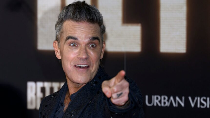 Robbie Williams. Crédito: Antonio Masiello/Getty Images.