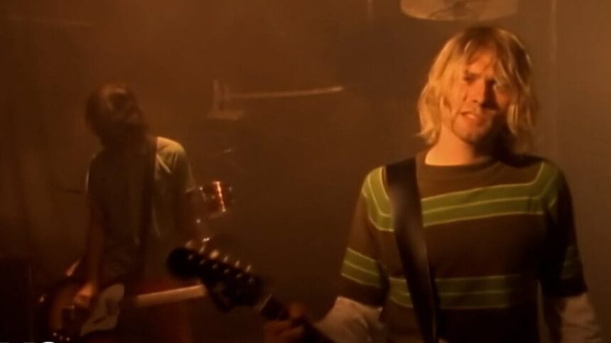 Foto: Nirvana. Crédito: Clipe Smells Like Teen Spirits.