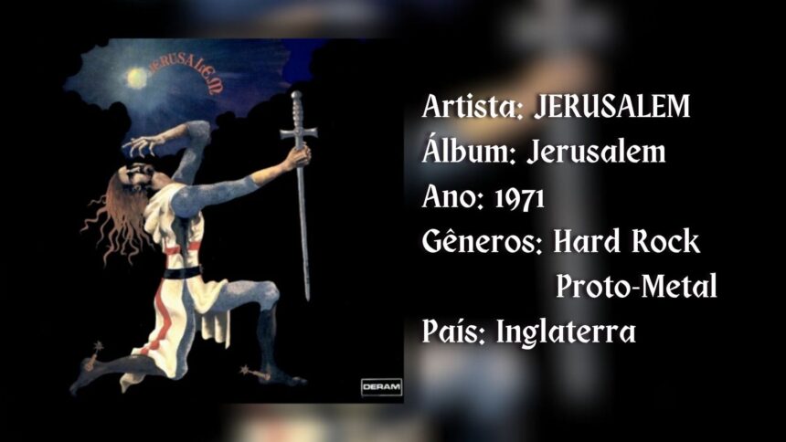 Capa disco Jerusalem, coluna Rock Rarity.