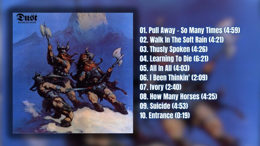 Capa disco Hard Attack do Dust