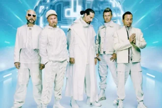 Foto: Backstreet Boys no Sphere. Crédito: cortesia da Live Nation.