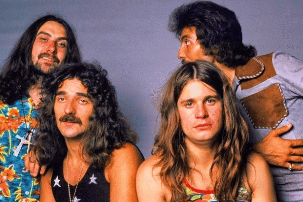 Foto: Black Sabbath em 1975. Crédito: Sam Emerson.