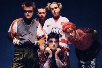 Foto: Fontaines DC. Crédito: Théo Cottle.