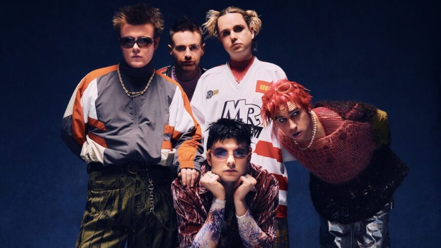 Foto: Fontaines DC. Crédito: Théo Cottle.