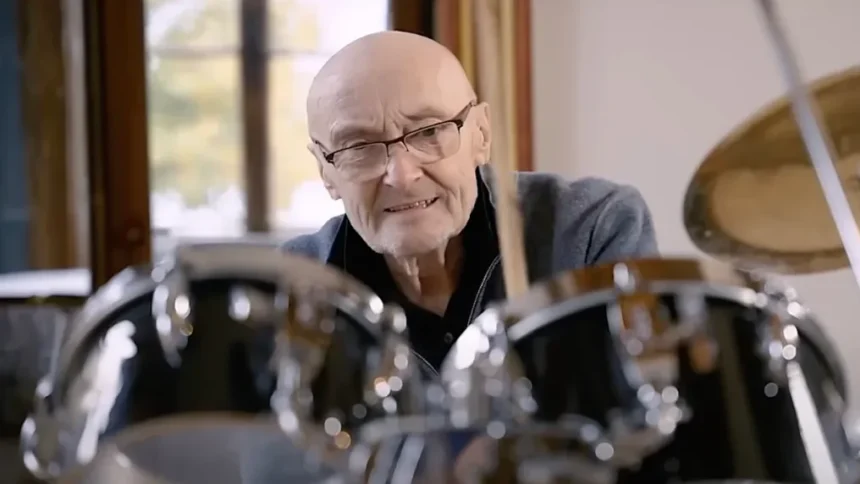 Foto: Phil Collins. Credito: Documentário Drumeo.