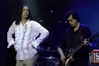 Foto: The Black Crowes e Jimmy Page. Crédito: Youtube.