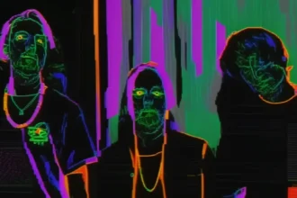 Foto: The Smile. Crédito: Shin Katan & Weirdcore.