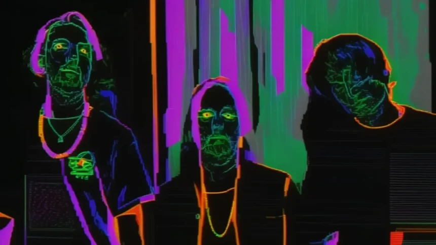 Foto: The Smile. Crédito: Shin Katan & Weirdcore.