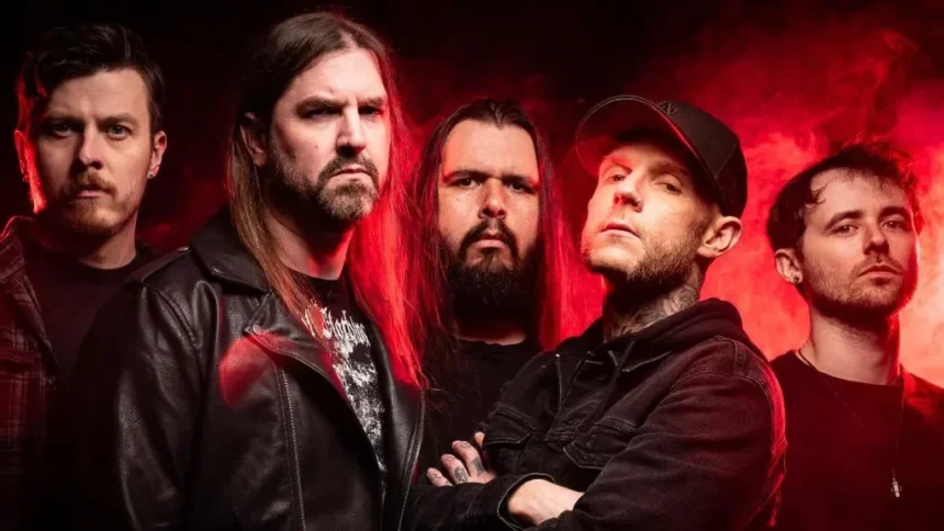 Foto: Allegaeon. Crédito: Stephanie Cabral.