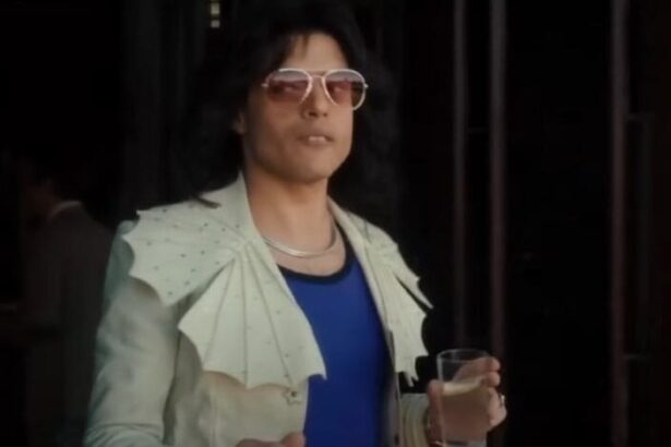 Foto: Rami Malek no filme Bohemian Rhapsody.