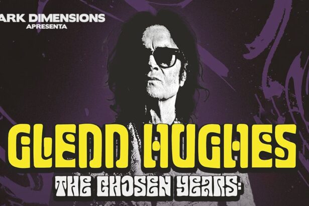 Cartz da turnê de despedida de Glenn Hughes pela América do Sul.