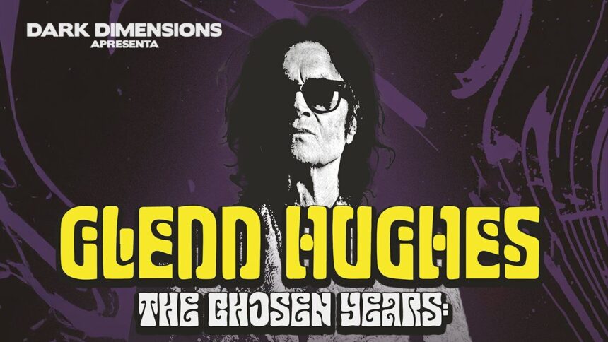 Cartz da turnê de despedida de Glenn Hughes pela América do Sul.