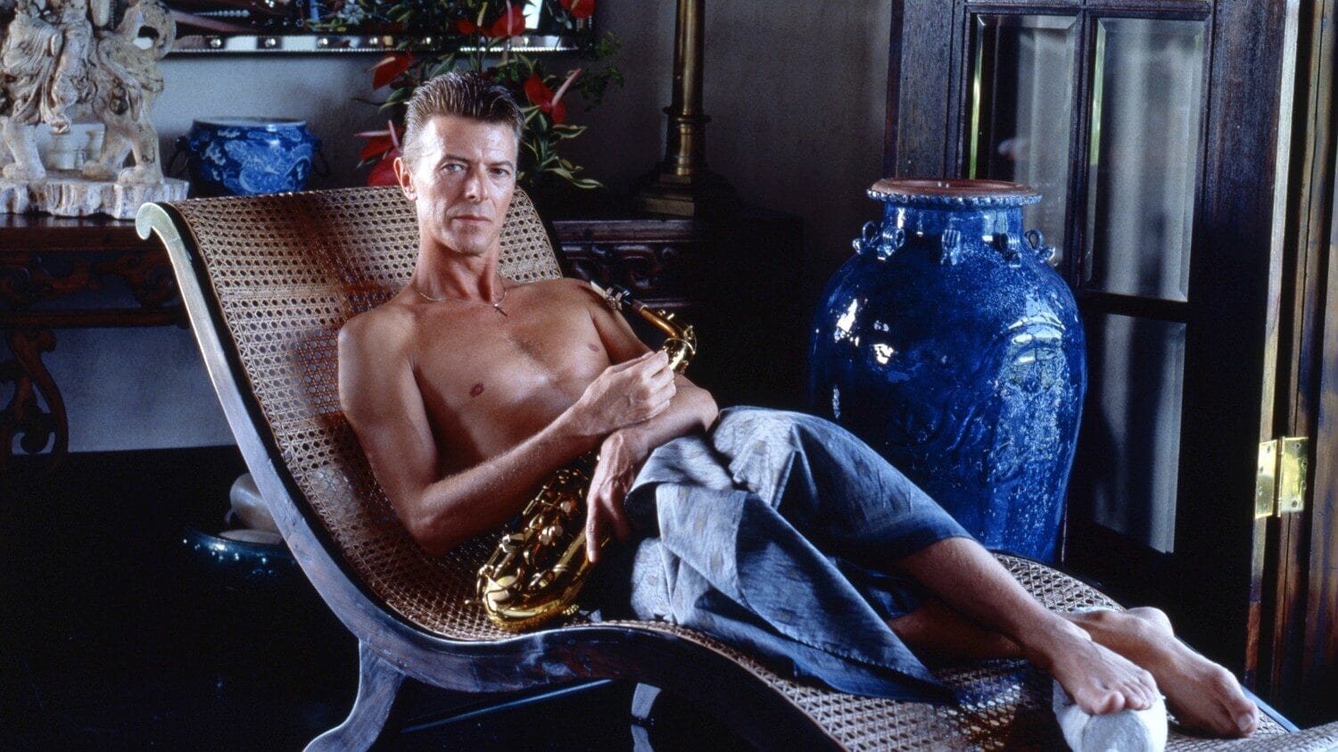 Foto: David Bowie. Crédio: Derry Moore/Camera Press.