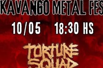 Cartaz do Okavango Metal Fest.