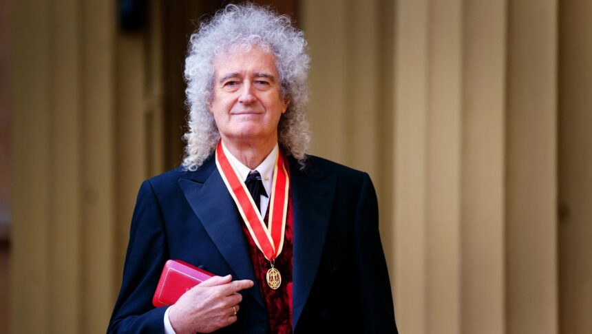 Foto: Brian May. Crédito: WPA Pool/Getty Images.