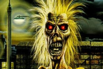 Eddie / Capa álbum Iron Maiden. Crédito: Derek Riggs.