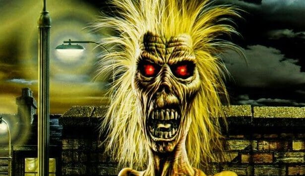 Eddie / Capa álbum Iron Maiden. Crédito: Derek Riggs.