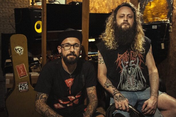 Foto: Homero Jr e Jaydson do Novo Rock Gaúcho. Crédito: Billy Valdez.