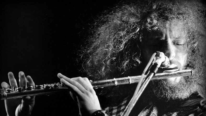 Foto: Ian Anderson do Jethro Tull. Crédito: Peter Simon.