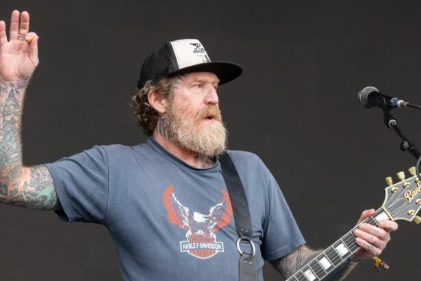 Foto: Brent Hinds Mastodon. Crédito: Barry Brechelsen/Getty Images.
