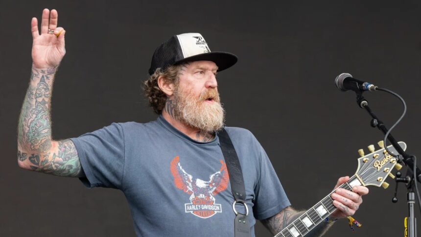 Foto: Brent Hinds Mastodon. Crédito: Barry Brechelsen/Getty Images.