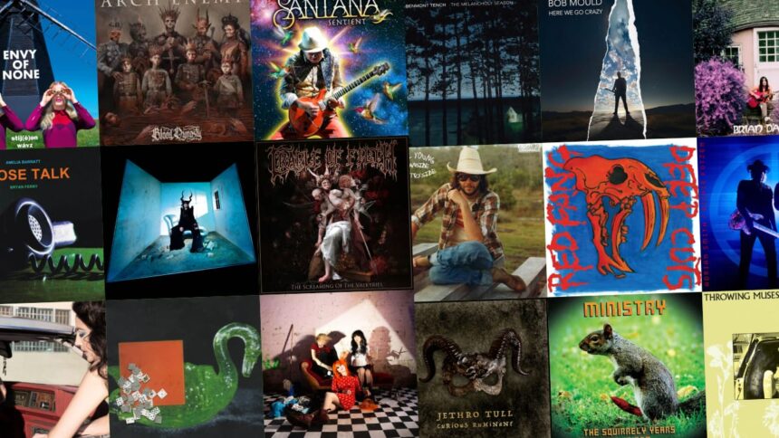 Capas dos álbuns lançados em março de 2025.