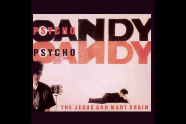 Capa do álbum Psychocandy do The Jesus and Mary Chain.